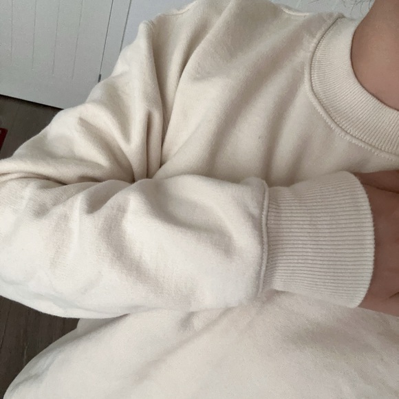 Wilfred Free Fleece Oversized in faded bone - Picture 2 of 9